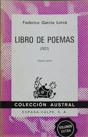 Imagen del vendedor de Libro de poemas (1921) a la venta por Librera Alonso Quijano