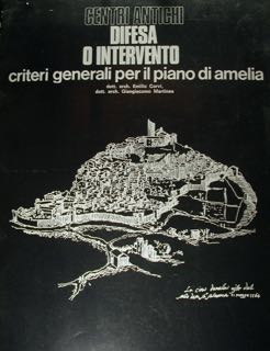 Centri Antichi. DIFESA O INTERVENTO. Criteri generali per il piano di Amelia.