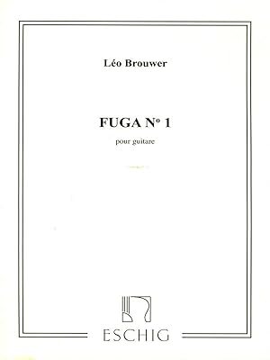 Imagen del vendedor de Fuga n. 1 pour guitare a la venta por Librodifaccia