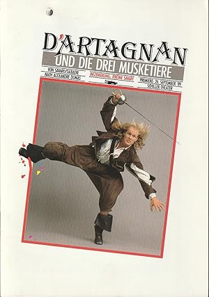 Seller image for Programmheft D'ARTAGNAN UND DIE DREI MUSKETIERE Premiere 26. September 1989 Schillertheater Spielzeit 1989 / 90 Heft Nr. 91 for sale by Programmhefte24 Schauspiel und Musiktheater der letzten 150 Jahre