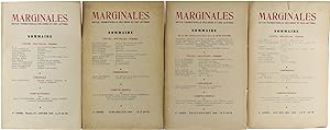 Bild des Verkufers fr Marginales - Revue Trimestrielle des Ides et des Lettres - 4e Anne No. 14/15/16/17. zum Verkauf von Untje.com