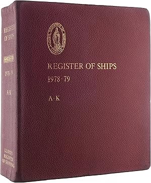 Imagen del vendedor de Register of ships 1978-79. A-K. a la venta por Untje.com