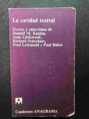 Seller image for La cavidad Teatral for sale by Vrtigo Libros