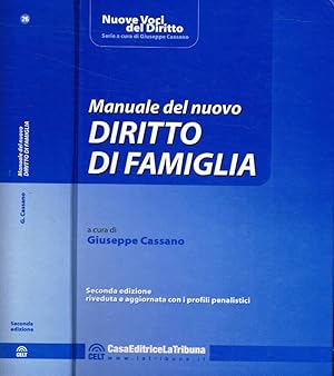 Bild des Verkufers fr Manuale del nuovo diritto di famiglia zum Verkauf von Biblioteca di Babele