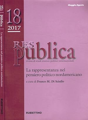 Bild des Verkufers fr Res publica n.18/2017 zum Verkauf von Biblioteca di Babele