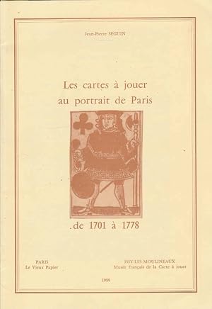 Bild des Verkufers fr Les cartes a jouer au portrait de Paris de 1701 a 1778 zum Verkauf von Biblioteca di Babele