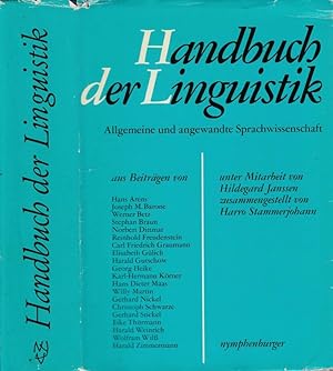 Immagine del venditore per Handbuch der linguistik Allgemeine und angewandte sprachwissenschaft venduto da Biblioteca di Babele