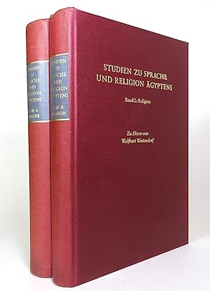 Imagen del vendedor de Studien zu Sprache und Religion gyptens. Zu Ehren von Wolfhart Westendorf, berreicht von seinen Freunden und Schlern. I. Sprache; II. Religion. [TWO VOLUMES]. a la venta por Librarium of The Hague