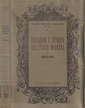 Bild des Verkufers fr Educazione e autorit nell'Italia moderna zum Verkauf von Biblioteca di Babele