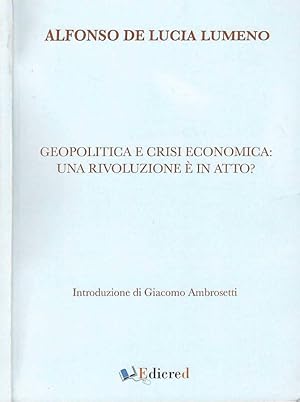 Bild des Verkufers fr Geopolitica e crisi economica: una rivoluzione  in atto? zum Verkauf von Biblioteca di Babele