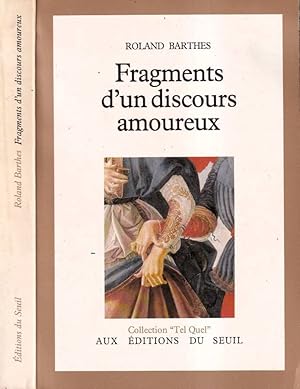 Bild des Verkufers fr Fragments d'un discours amoureux zum Verkauf von Biblioteca di Babele