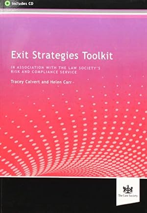 Immagine del venditore per Exit Strategies Toolkit: Law Society's Risk and Compliance Service venduto da WeBuyBooks