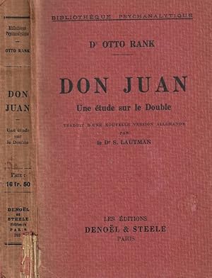 Seller image for Don Juan. Une etude sur le Double for sale by Biblioteca di Babele