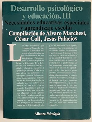 Seller image for DESARROLLO PSICOLGICO Y EDUCACIN. III for sale by Librera Pramo