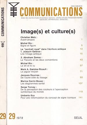 Bild des Verkufers fr Communications, numero 29, 1978 Image(s) et culture(s) zum Verkauf von Biblioteca di Babele