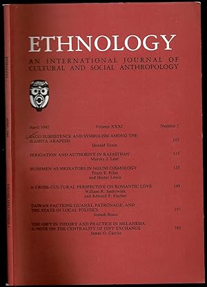 Immagine del venditore per Sago Subsistence and Symbolism Among the Ilahita Arapesh in Ethnology Volume XXXI Number 2 venduto da The Book Collector, Inc. ABAA, ILAB