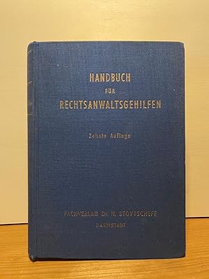 Handbuch für Rechtsanwaltsgehilfen