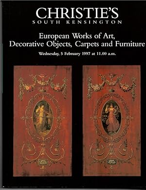 European Works of Art, Decorative Objects, Carpets and Furniture. London, Wednesday, 5 February 1...