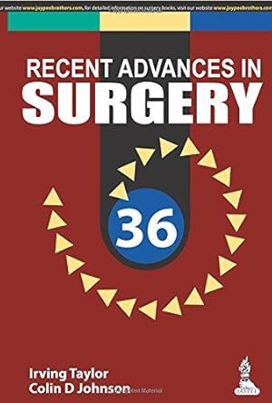 Bild des Verkufers fr Recent Advances in Surgery: Vol. 36 zum Verkauf von WeBuyBooks