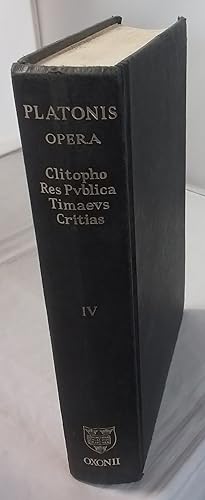 Opera. Recognovit Brevique Adnotatione Critica Instrvxit Ionnes Burnet. Tomvs IV. Tetralogiam VII...