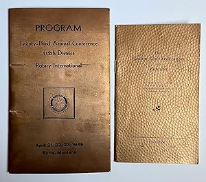 [Montana] Two Montana Booklets with Copper Wrappers - The Garden Club Federation of Montana 1941-...