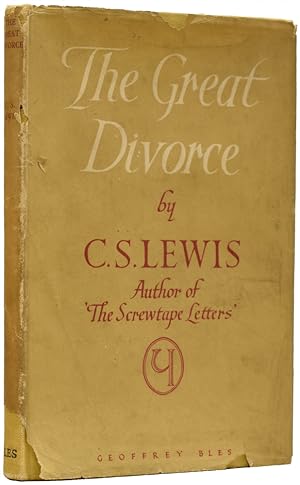 Seller image for The Great Divorce for sale by Adrian Harrington Ltd, PBFA, ABA, ILAB