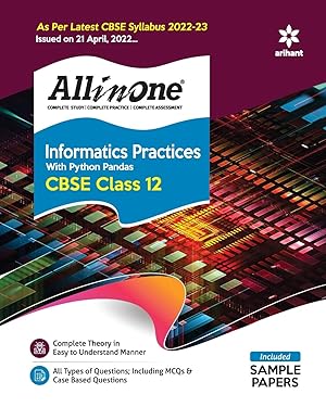 Seller image for CBSE All In One Informatics Practices with Python Pandas Class 12 2022-23 Edition (As per latest CBSE Syllabus issued on 21 April 2022) for sale by moluna
