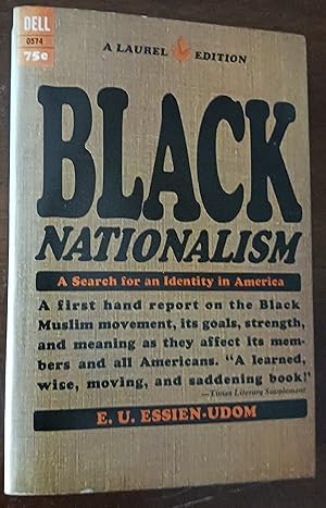Imagen del vendedor de Black Nationalism: A Search for Identity in America a la venta por Gargoyle Books, IOBA