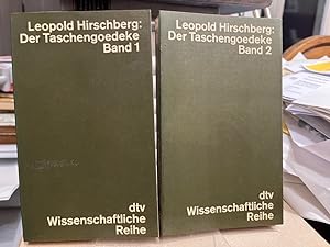 Der Taschengoedeke. Bibliographie deutscher Erstausgaben. Band 1 + 2 (vollständig).