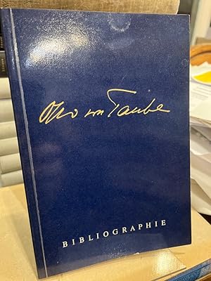 Otto Freiherr von Taube. Sein Werk. Eine Bibliographie.