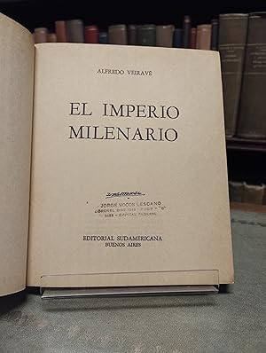 Immagine del venditore per El imperio milenario venduto da Libros La Teatral