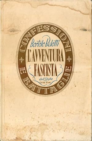 Seller image for L'avventura fascista. for sale by BFS libreria