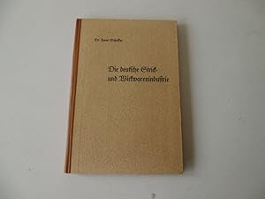 Die Deutsche Strick-und Wirkwarenindustrie.Doktorarbeit1933