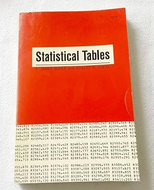 Imagen del vendedor de Statistical Tables PB 1969 by Rohlf, F. James a la venta por Miki Store
