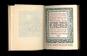 Shakespeare, Merry Wives of Windsor, 1902 Temple Edition Edited & with a Preface, Glossary, etc b...