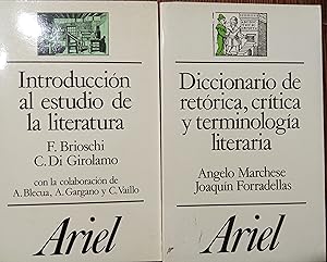 Seller image for DICCIONARIO DE RETRICA , CRTICA Y TERMINOLOGA LITERARIA + INTRODUCCIN AL ESTUDIO DE LA LITERATURA for sale by Libros Dickens
