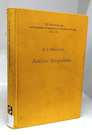 Image du vendeur pour Analytic Inequalities mis en vente par Attic Books (ABAC, ILAB)