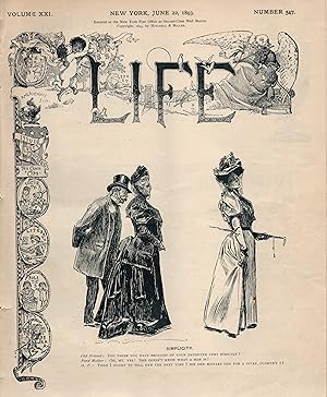 Life - Volume XXI, Number 547 - June 22, 1893