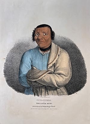 She-Sheba or the Little Duck. A Celebrated Winnebago Chief. Painted at the Treaty of Green Bay 1827.