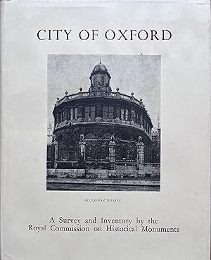 Image du vendeur pour An Inventory of the Historical Monuments in the City of Oxford mis en vente par Object Relations, IOBA