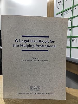 Seller image for A Legal Handbook for the Helping Professional for sale by Regent College Bookstore