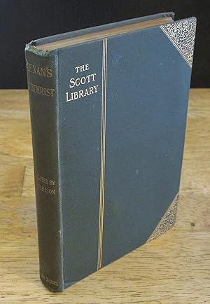 Image du vendeur pour Renans Antichrist. Translated, with an Introduction, By William G. Hutchison . [Including the Period from the Arrival of Paul in Rome to the End of the Jewish Revolution] mis en vente par The BiblioFile