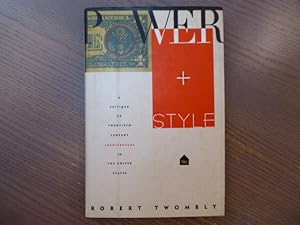 Immagine del venditore per Power and Style. A critique of Twentieth-Century Architecture in United States. venduto da Tir  Part