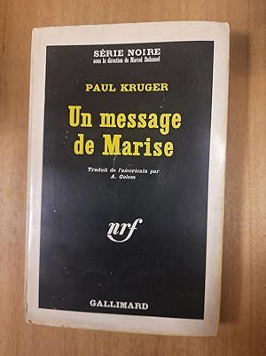 Bild des Verkufers fr Un message de marise zum Verkauf von Dmons et Merveilles