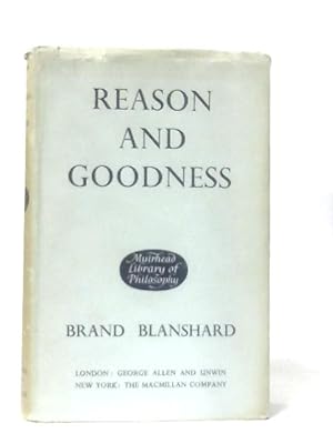 Image du vendeur pour Reason and Goodness mis en vente par World of Rare Books