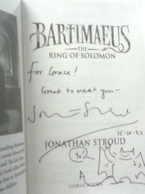 Image du vendeur pour The Ring of Solomon (The Bartimaeus Sequence) mis en vente par World of Rare Books