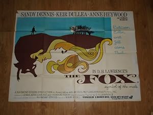 Original UK Quad Poster The Fox Starring Sandy Dennis, Keir Dullea, Anne Heywood