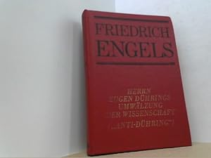 Bild des Verkufers fr Herrn Eugen Dhrings Umwlzung der Wissenschaft. ("Anti-Dhring") zum Verkauf von Antiquariat Uwe Berg