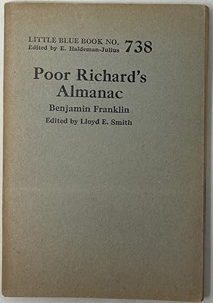 Image du vendeur pour Poor Richard's Almanac mis en vente par Oddfellow's Fine Books and Collectables