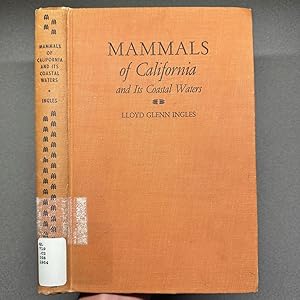 Bild des Verkufers fr Mammals of California and Its Coastal Waters zum Verkauf von Speedy Book